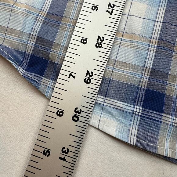 Maker and Company Plaid Button-Down Shirt - Size Large - Picture 4 of 5